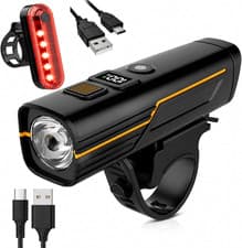 Bike Lights Front & Rear Set – USB-C Rechargeable Ultra Bright LED Bicycle