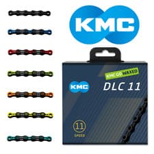 KMC DLC 11 Speed Waxed Mountain Road Bike Chain fit SRAM Shimano 118 Links