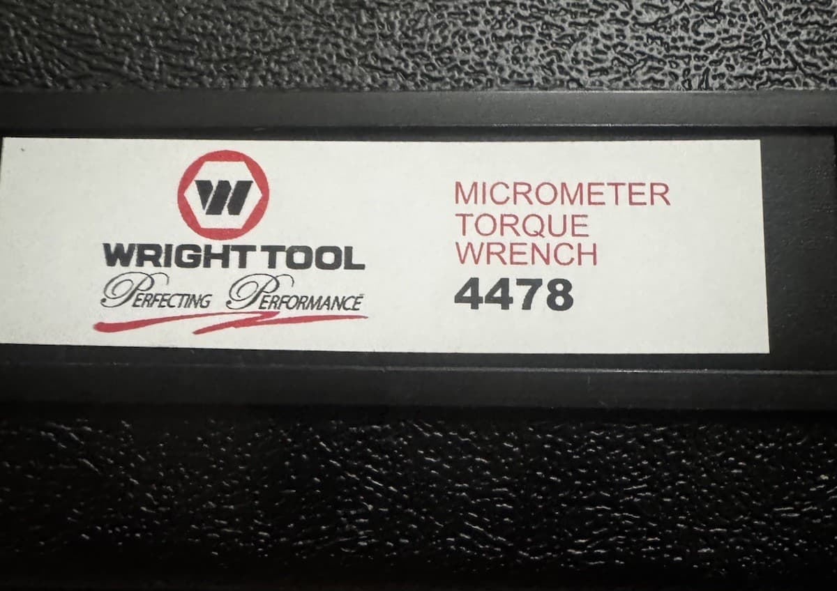 New Wright 1/2” Drive Torque Wrench 50-250 Ft Lb USA Calibrated New- Old Stock