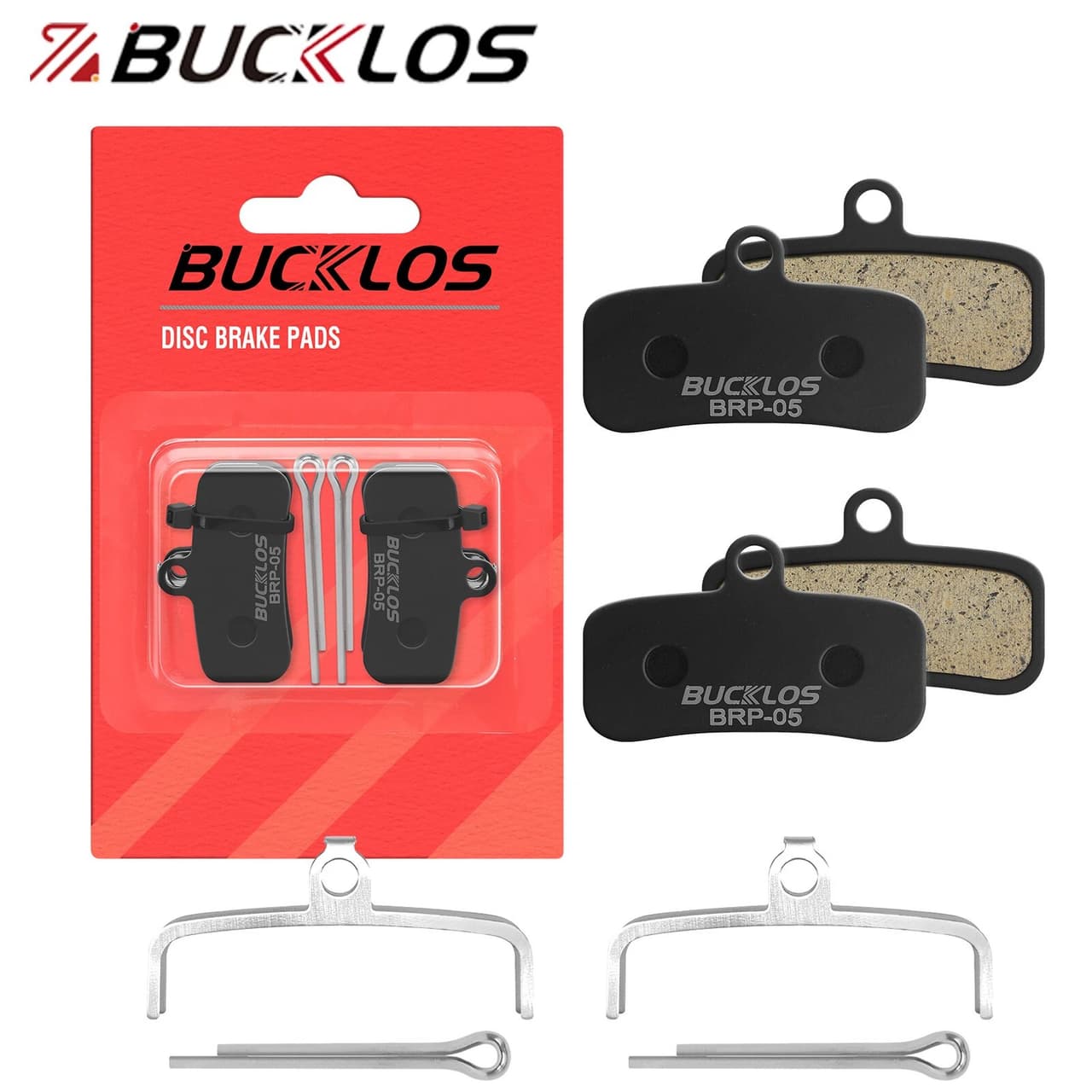 2 Pairs Disc Brake Pads 4 Piston Resin MTB for SHIMANO D02S/D03S TEKTRO HD-M735