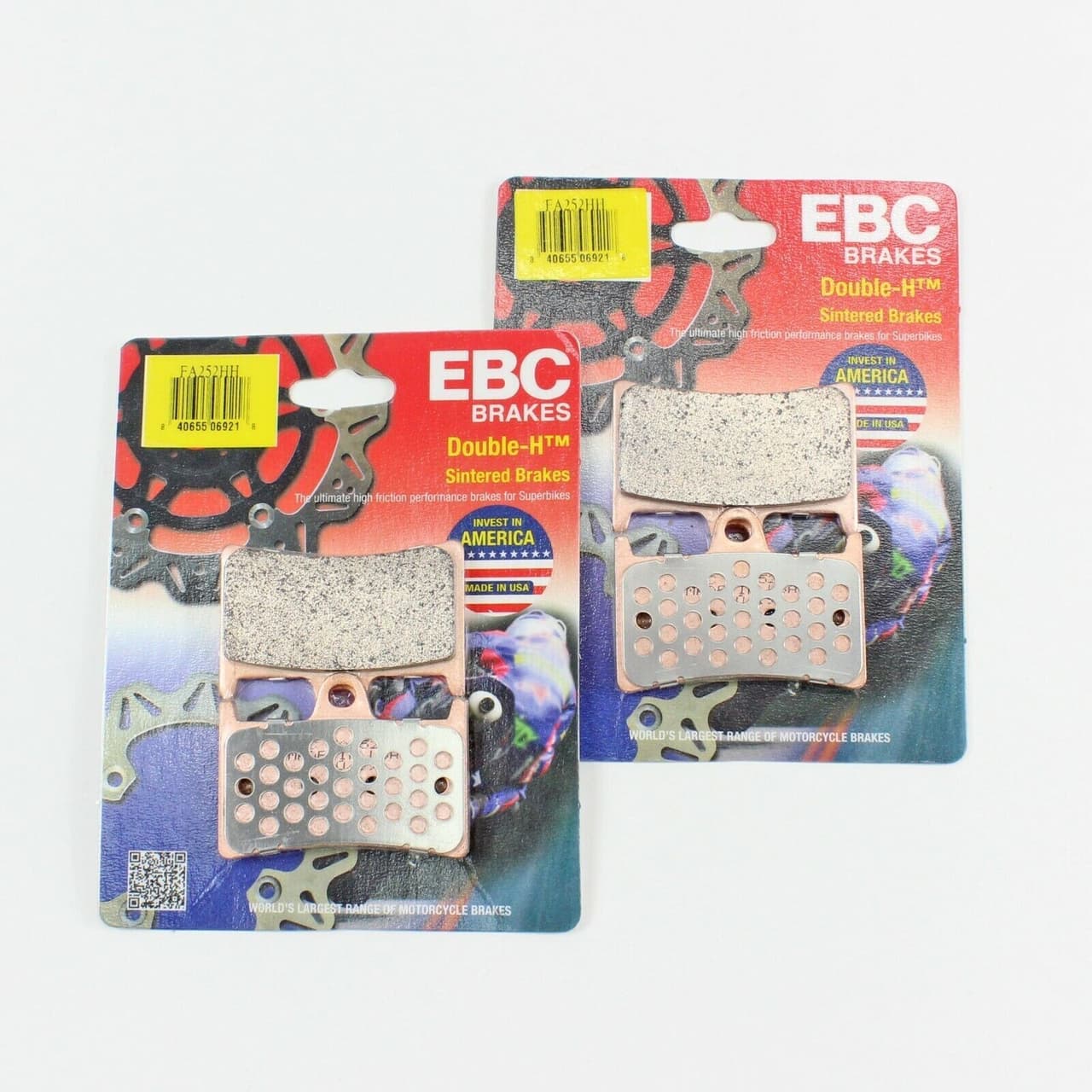 EBC Sintered Brake Pads 2 Pair FA252HH for select Yamaha models
