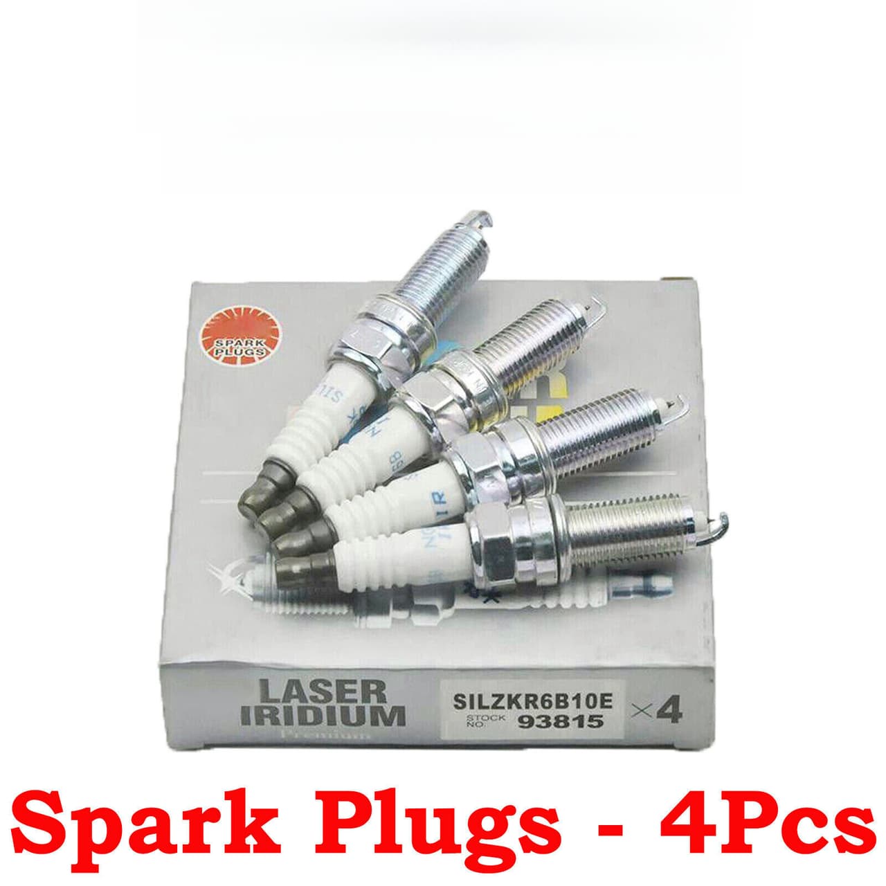 New Set of 4 ngk 93815 Laser Iridium Spark Plugs for SILZKR6B10E ZXU20HCR8 5354