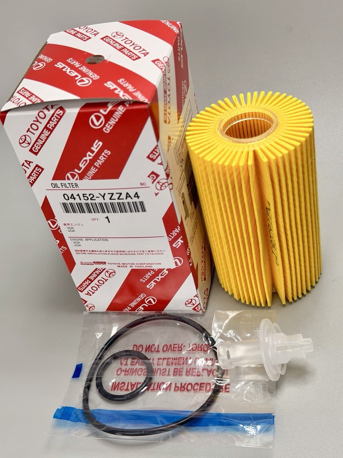 TOYOTA OEM FACTORY OIL FILTER 2007-2021 TUNDRA V8 04152-YZZA4