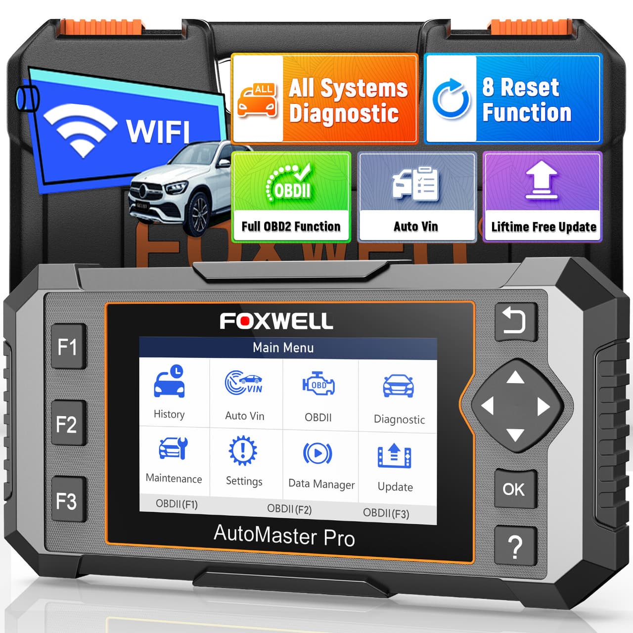 2026 FOXWELL NT624 Elite Car All System OBD2 Scanner Diagnostic Tool ABS SRS Oil