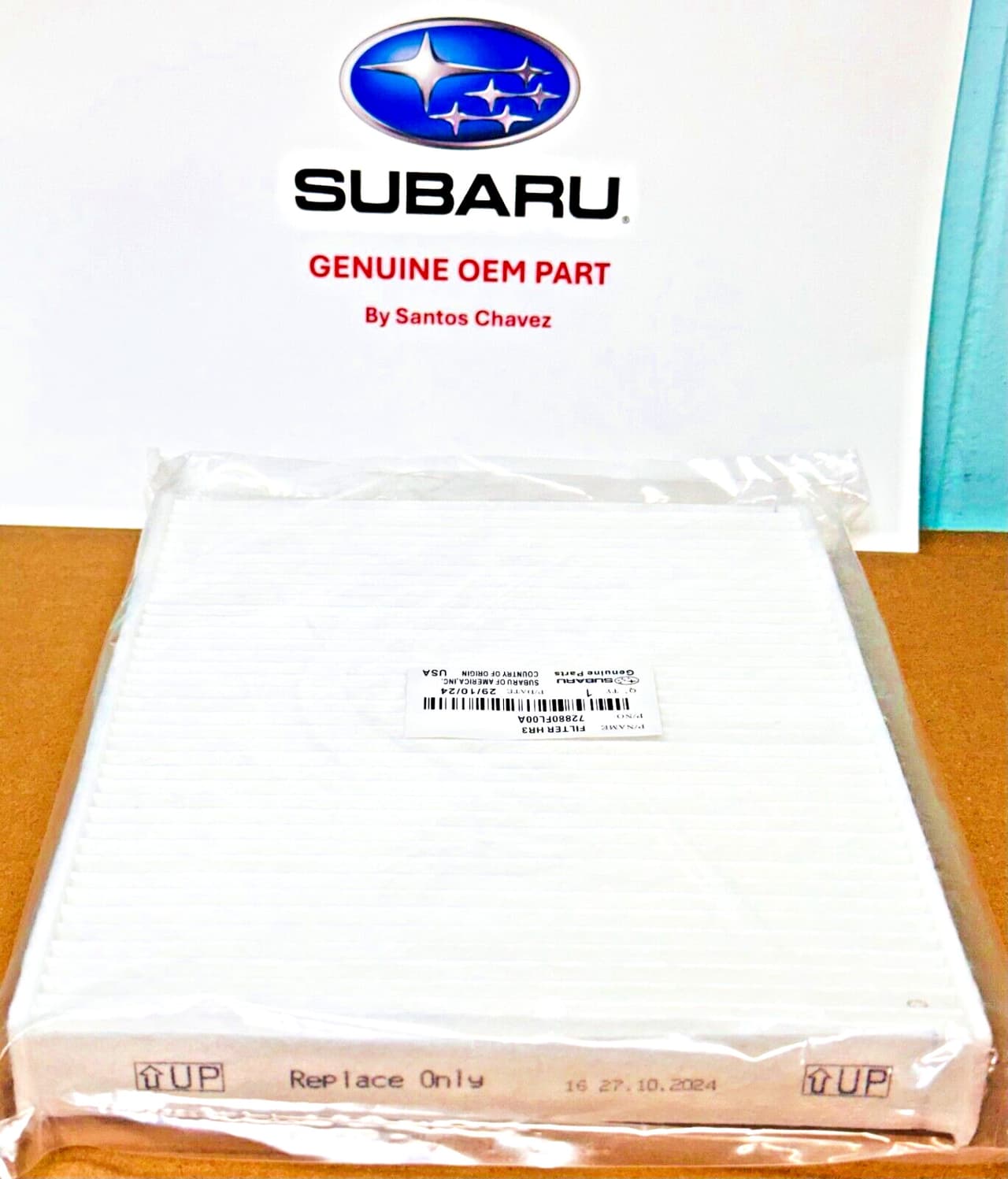 2017-2025 Subaru Cabin Air Filter GENUINE OEM PART 72880FL00A