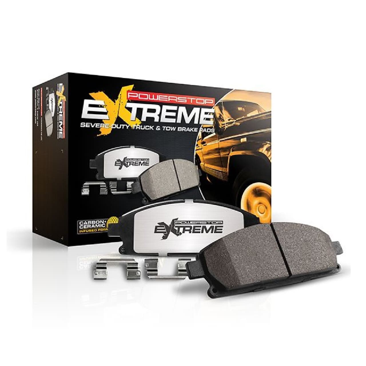 Powerstop Z36 Front Truck & Tow Brake Pads for 12-17 F-250 F-350 Super Duty