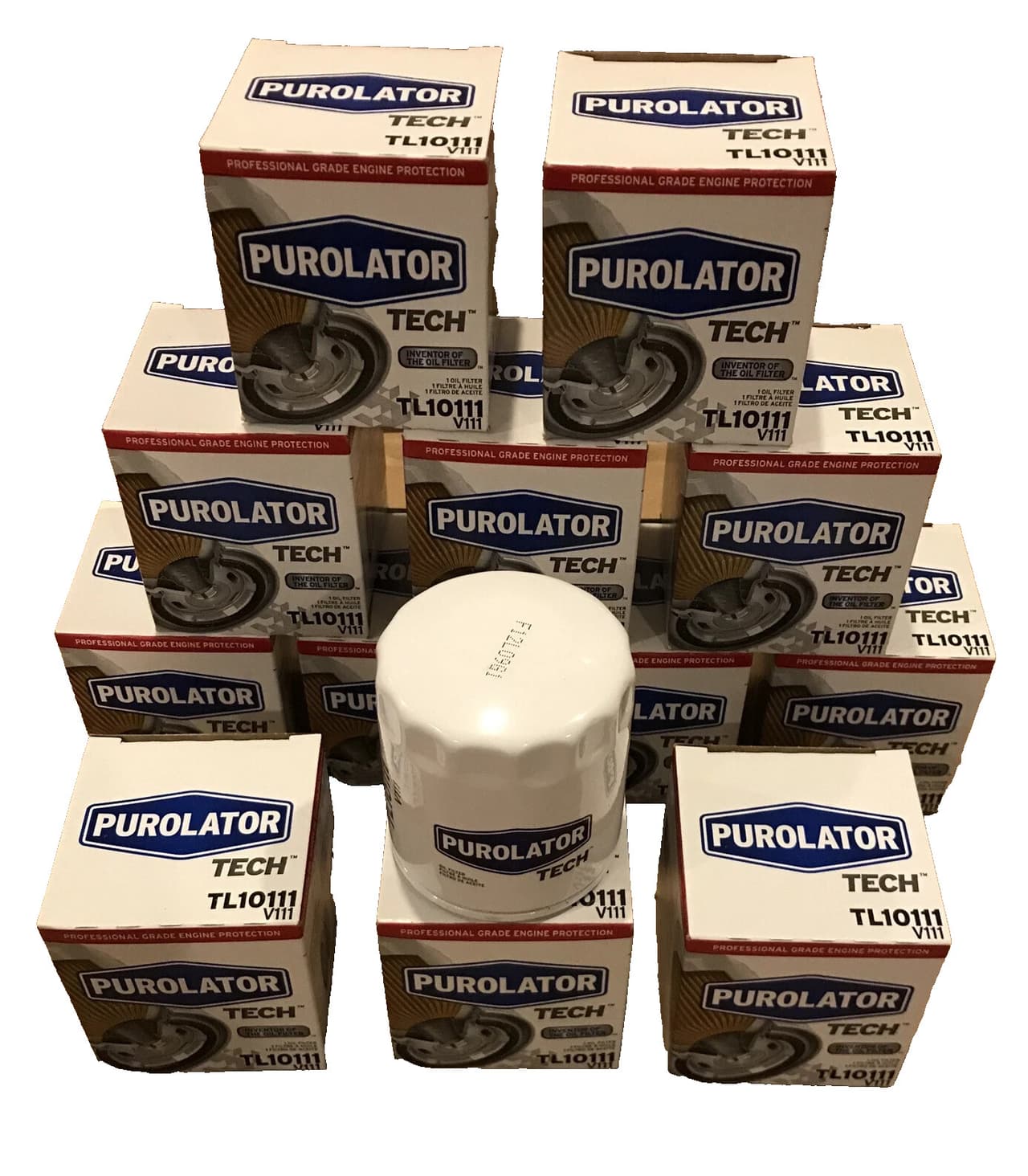 NEW CASE Pack of 12 Purolator Tech TL10111 Engine Oil Filter FREE SHIPPING!!!