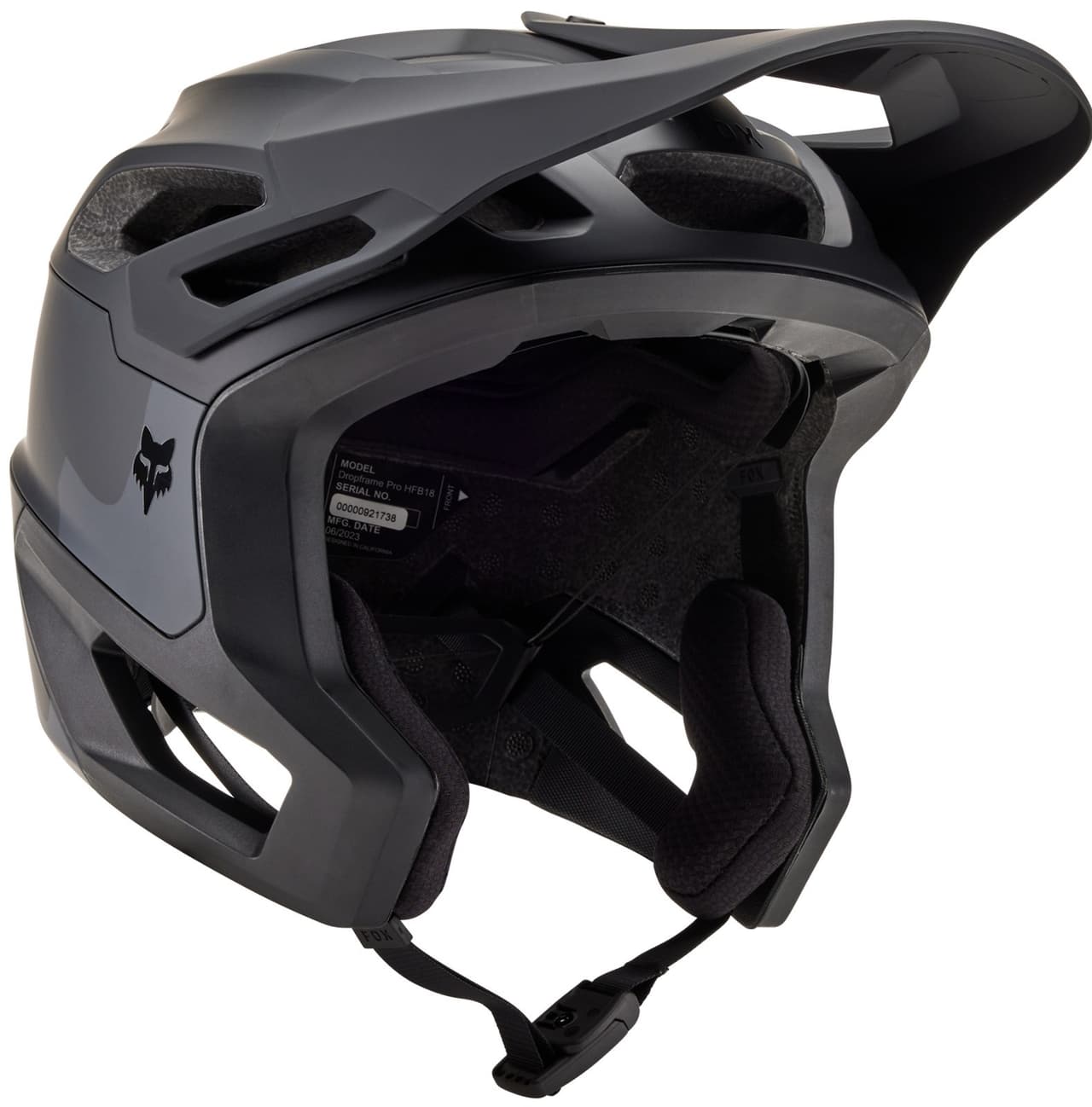 Fox Racing Dropframe Pro Runns MTB Mountain Bike Helmet Black Camo SM