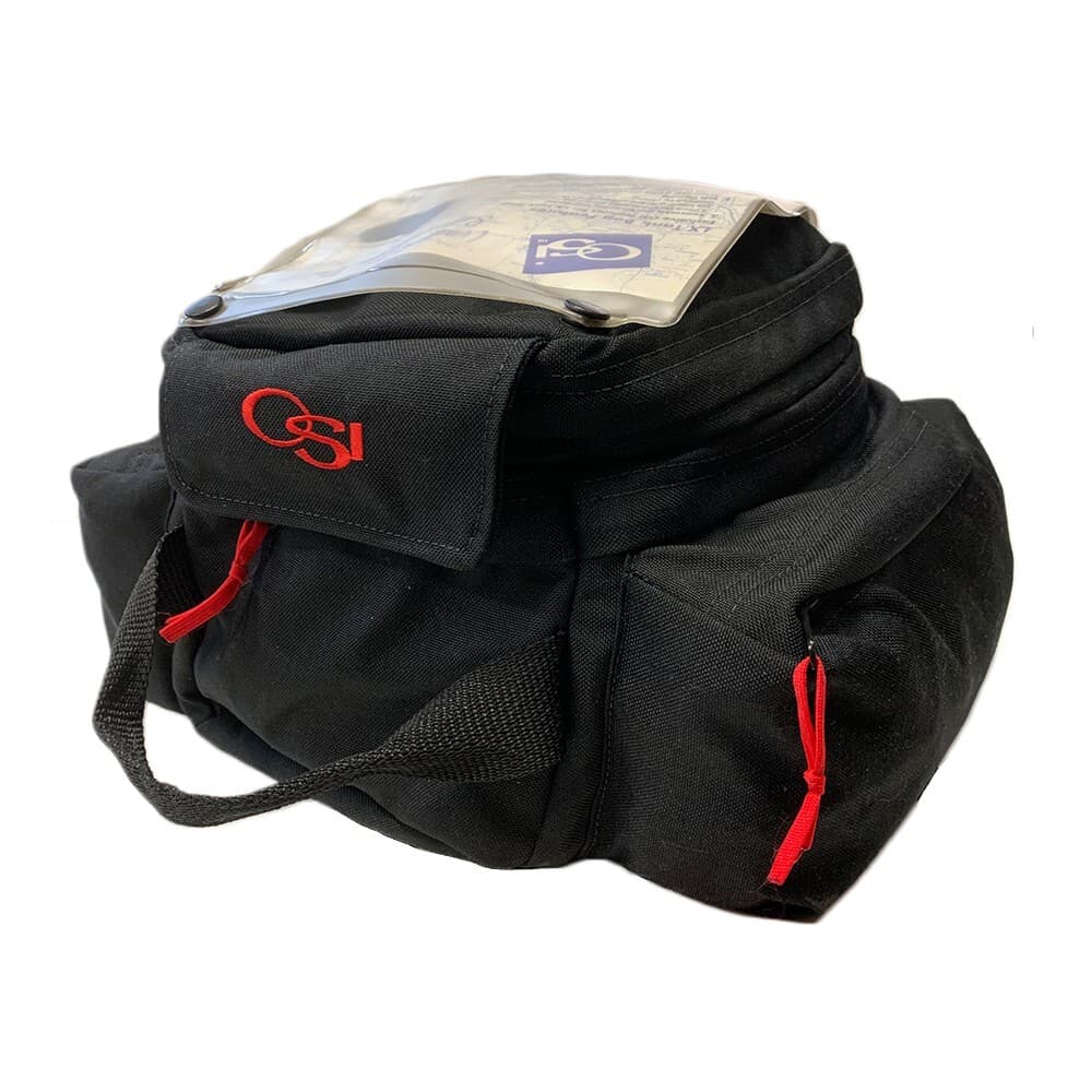 OSI Black LX Motorcycle Tank Bag with Removable Map Pocket *18L - 24L Capacity*
