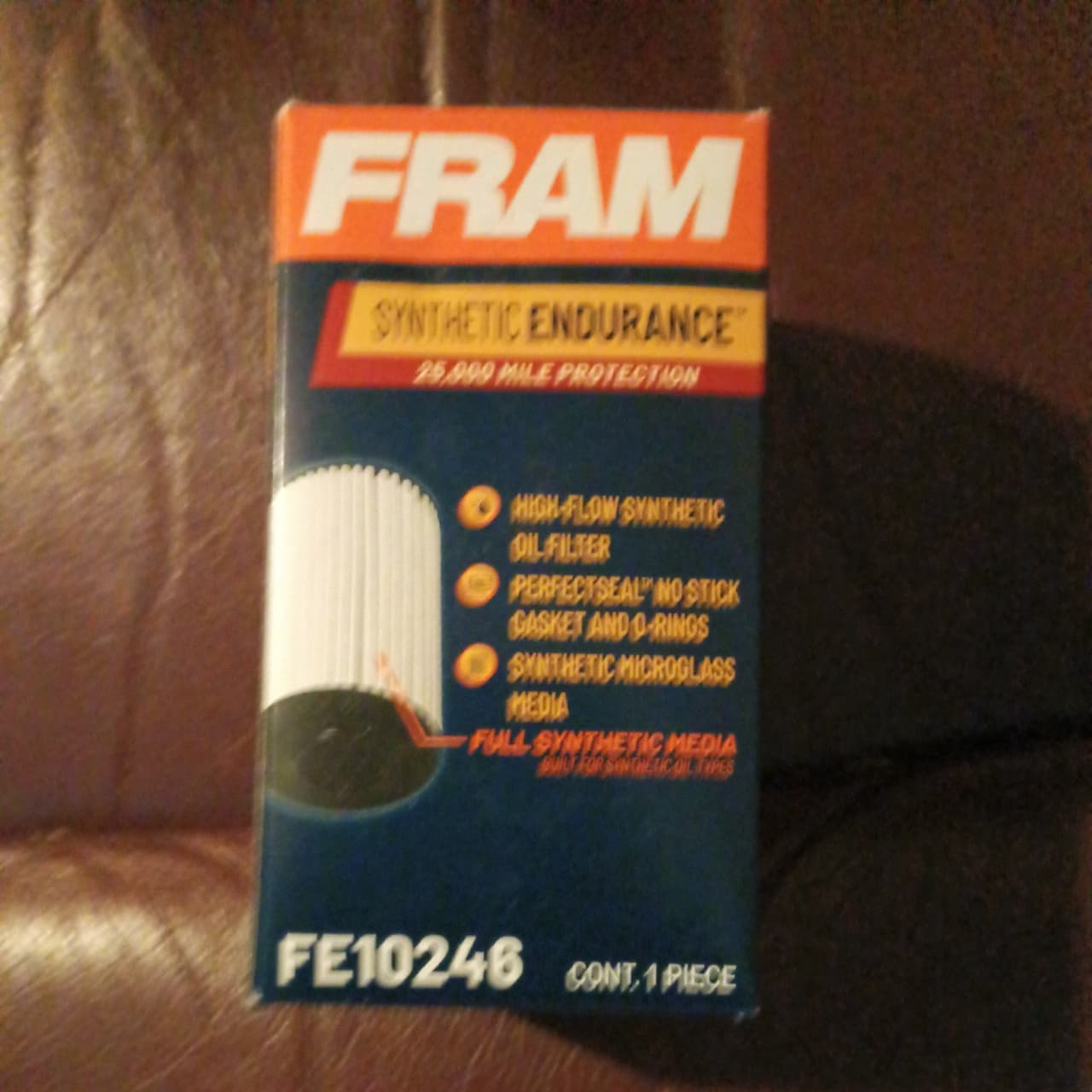 2 FRAM FE10246 Endurance Premium 25,000 mile Engine Oil Filters Fram 10246
