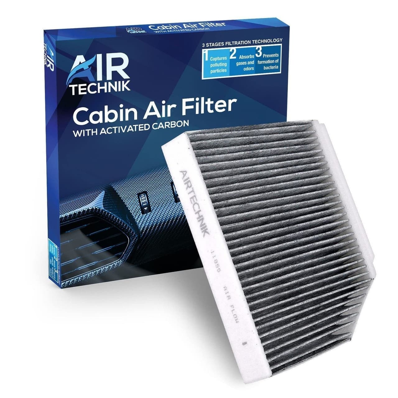 AirTechnik CF11855 Cabin Air Filter w/Activated Carbon | Fits Select...