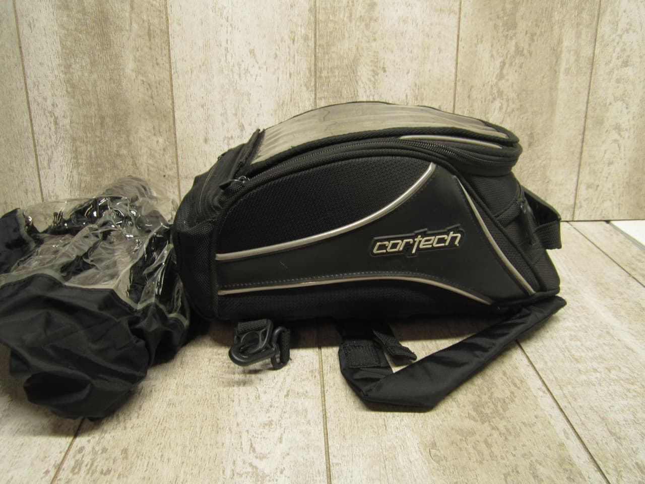 Cortech Black Motorcycle Tank Bag