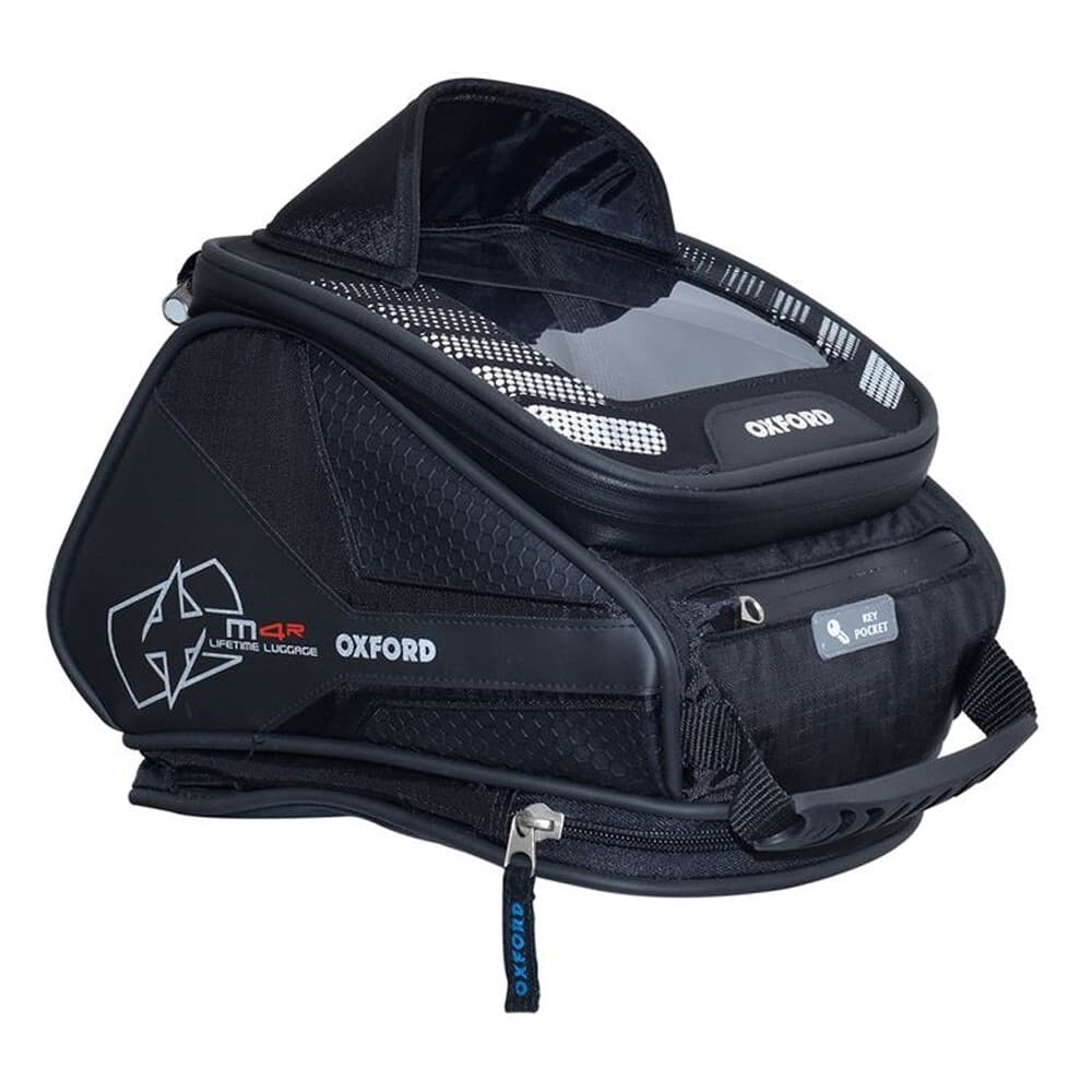 Oxford OL255 Black M4R Tank N Tailer Magnetic Tank and Tail Bag *4 Liter*