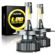AUXITO H4 9003 Super 80000LM White LED Headlight Bulbs High Low Beam Combo KIT