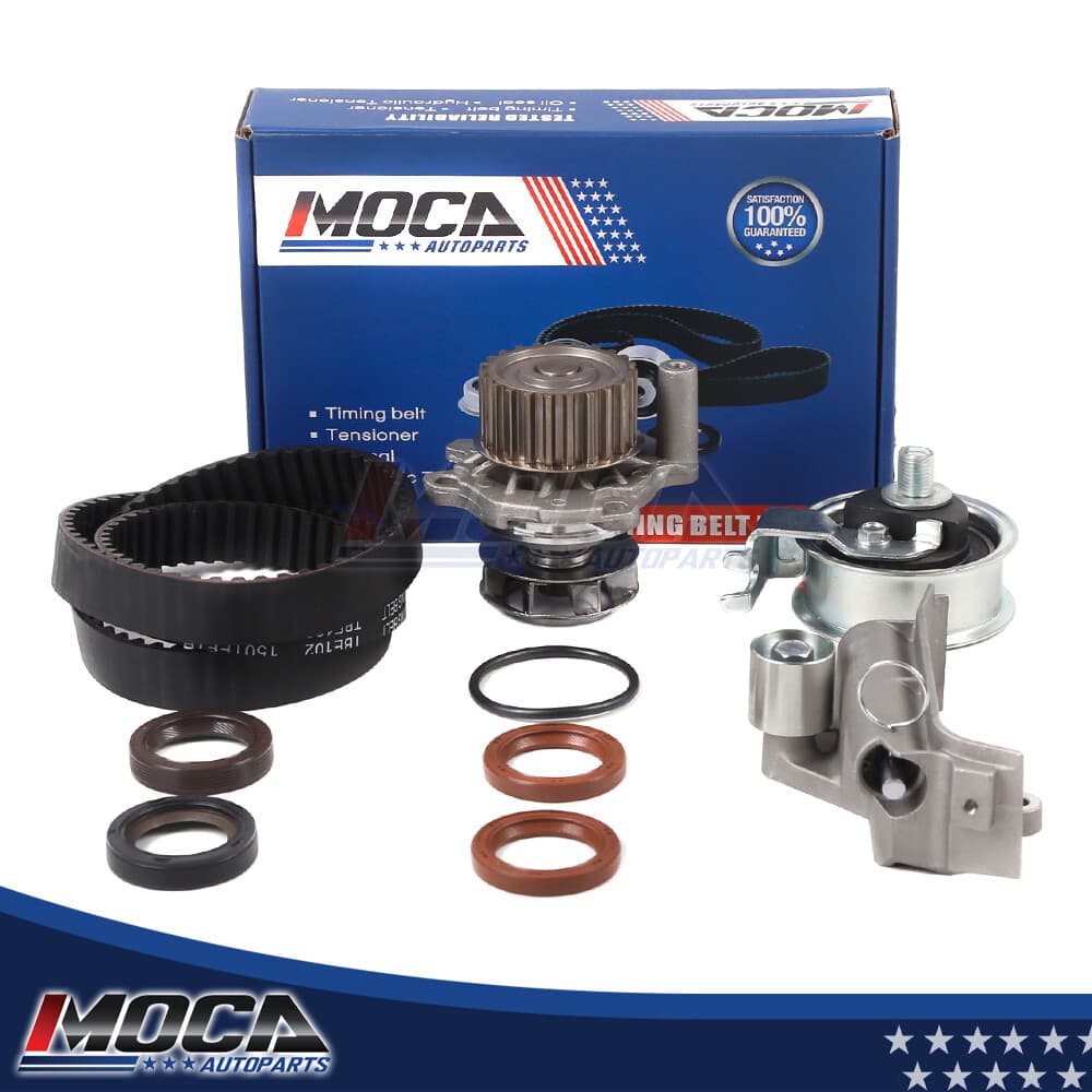 Timing Belt Kit w/ Water Pump Fit 00-06 Audi TT Base TS26306B DOHC VW 1.8L L4