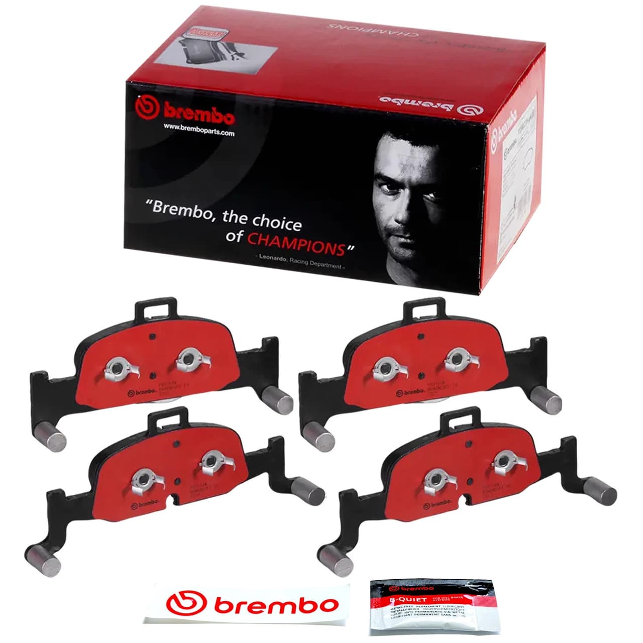 Brembo P85164N Ceramic Front Brake Pads Set for 17-24 Audi A4/A5/S4/S5/A6/A7/S6