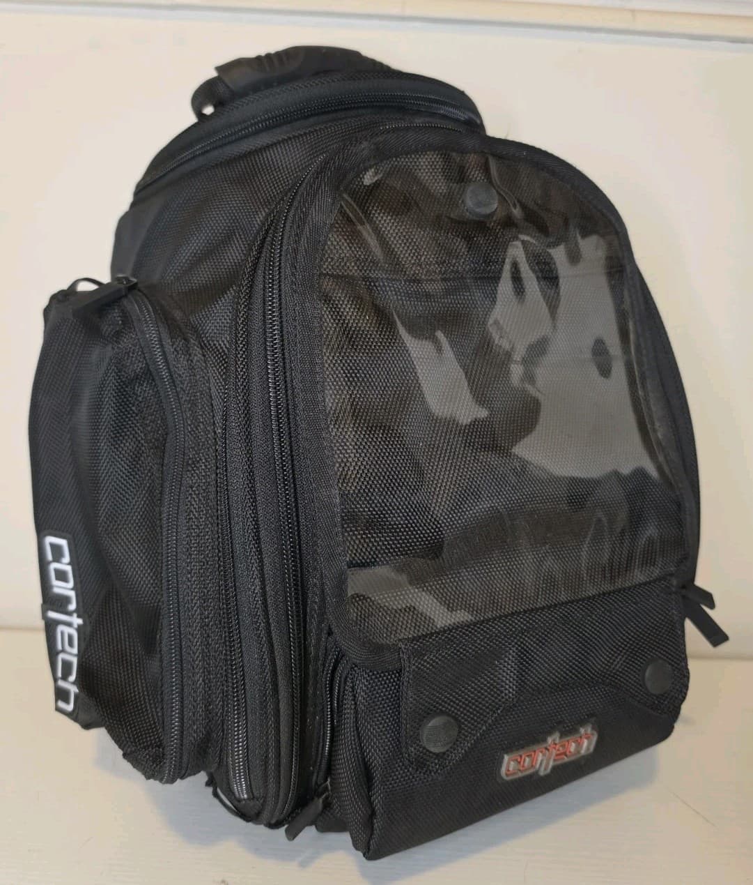 Cortech Super 18L Motorcycle Tank Bag Magnetic Waterproof Cover Backpack Hybrid