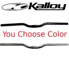 Kalloy MTB153-AL Bike Alloy Handlebar 25.4 x 620mm 30mm Rise 6-d Silver or Black