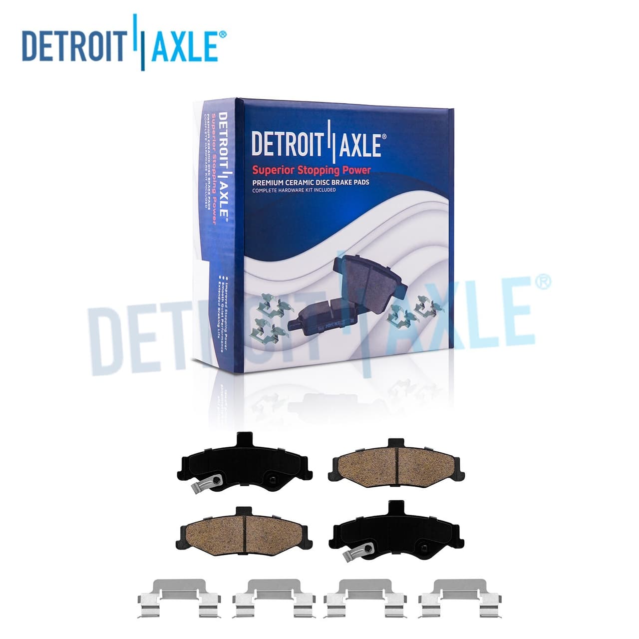 Rear Ceramic Brake Pads Set for 1998 1999-2002 Pontiac Firebird Chevrolet Camaro