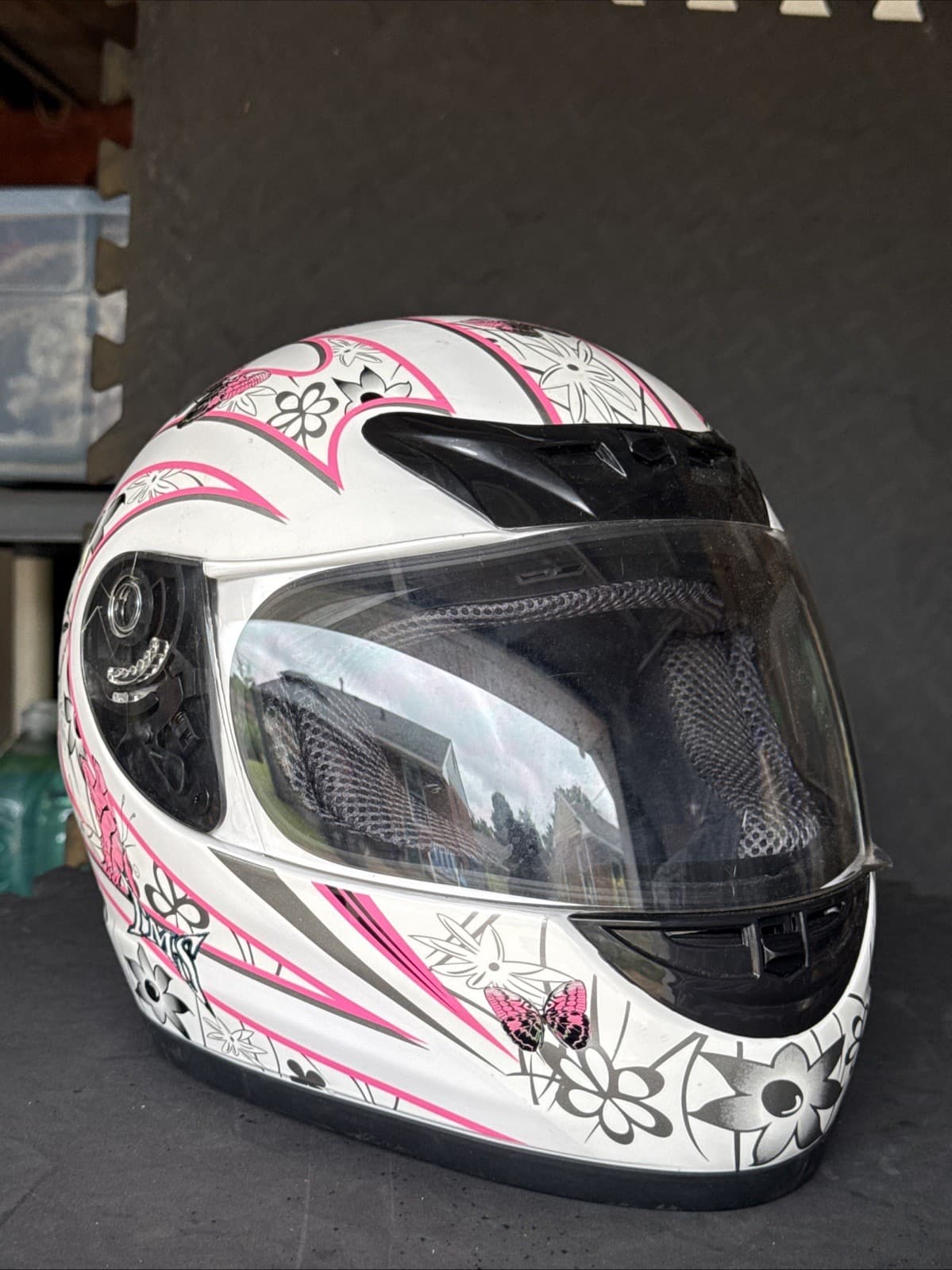 Full Face Motorcycle Helmet for Adults Men Women EUC size medium