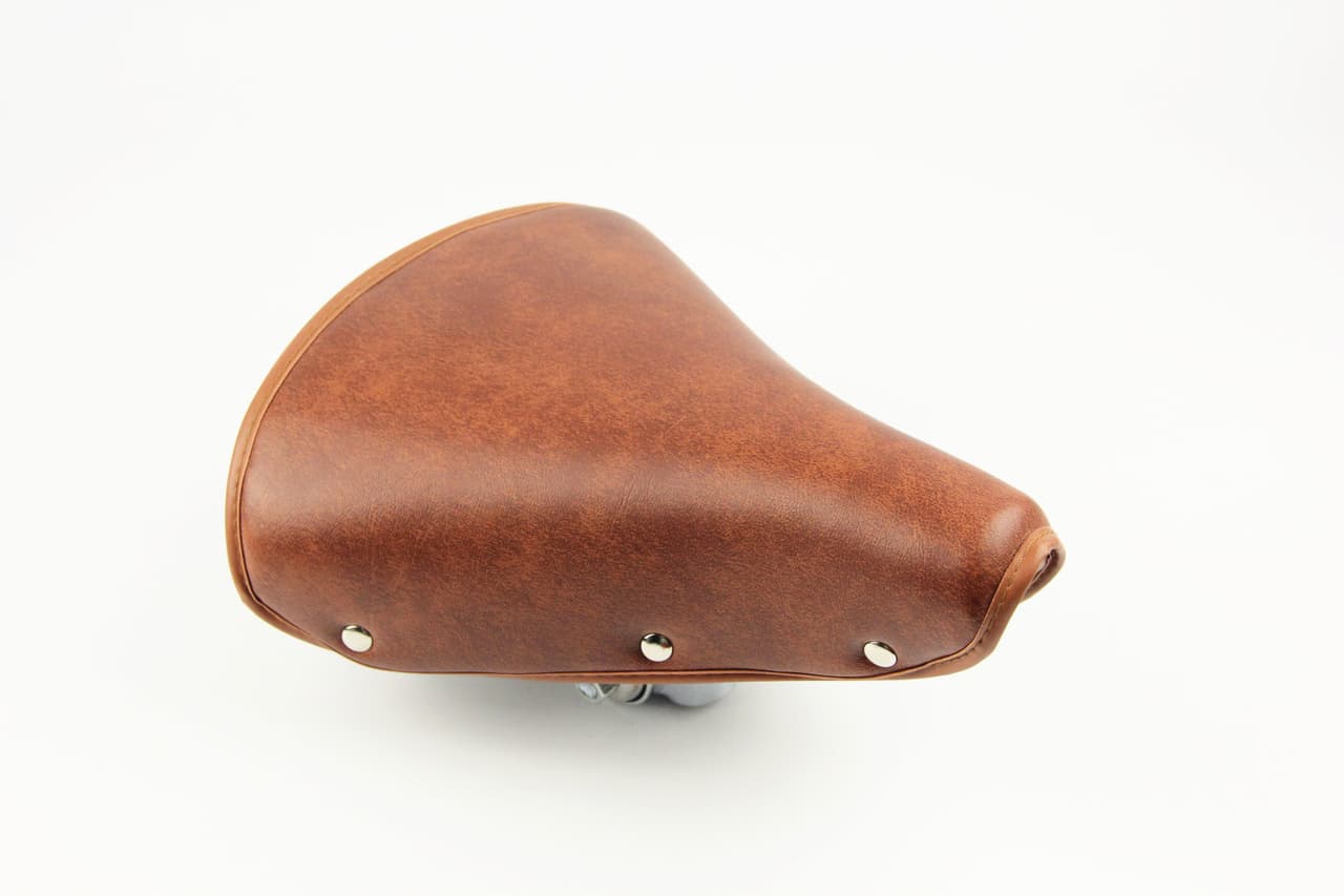 Bike Bicycle Seat Saddle Comfort Vintage Style Cruiser Brown 