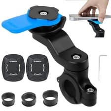 360° Aluminum Quick Release Bike Phone Holder Motorcycle Bicycle Handlebar Mount