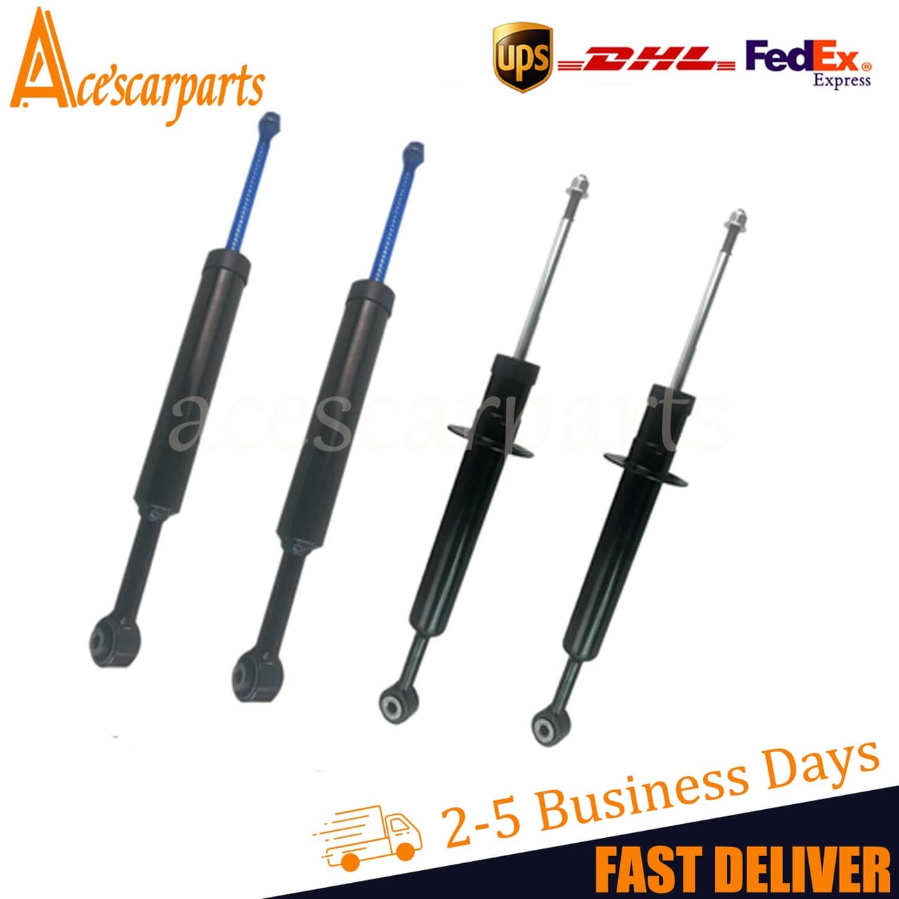 4X Front Rear Shock Absorber Struts 670008896 For Maserati Ghibli RWD 2014-2019