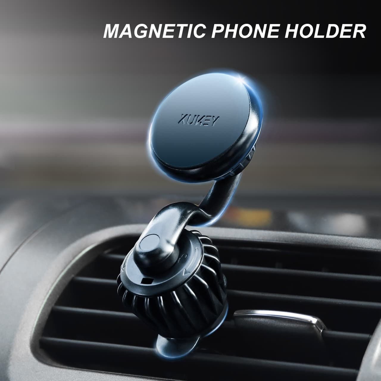 Car Phone Magnetic Holder Air Vent Mount Stand 360 Rotatable Bracket For iPhone