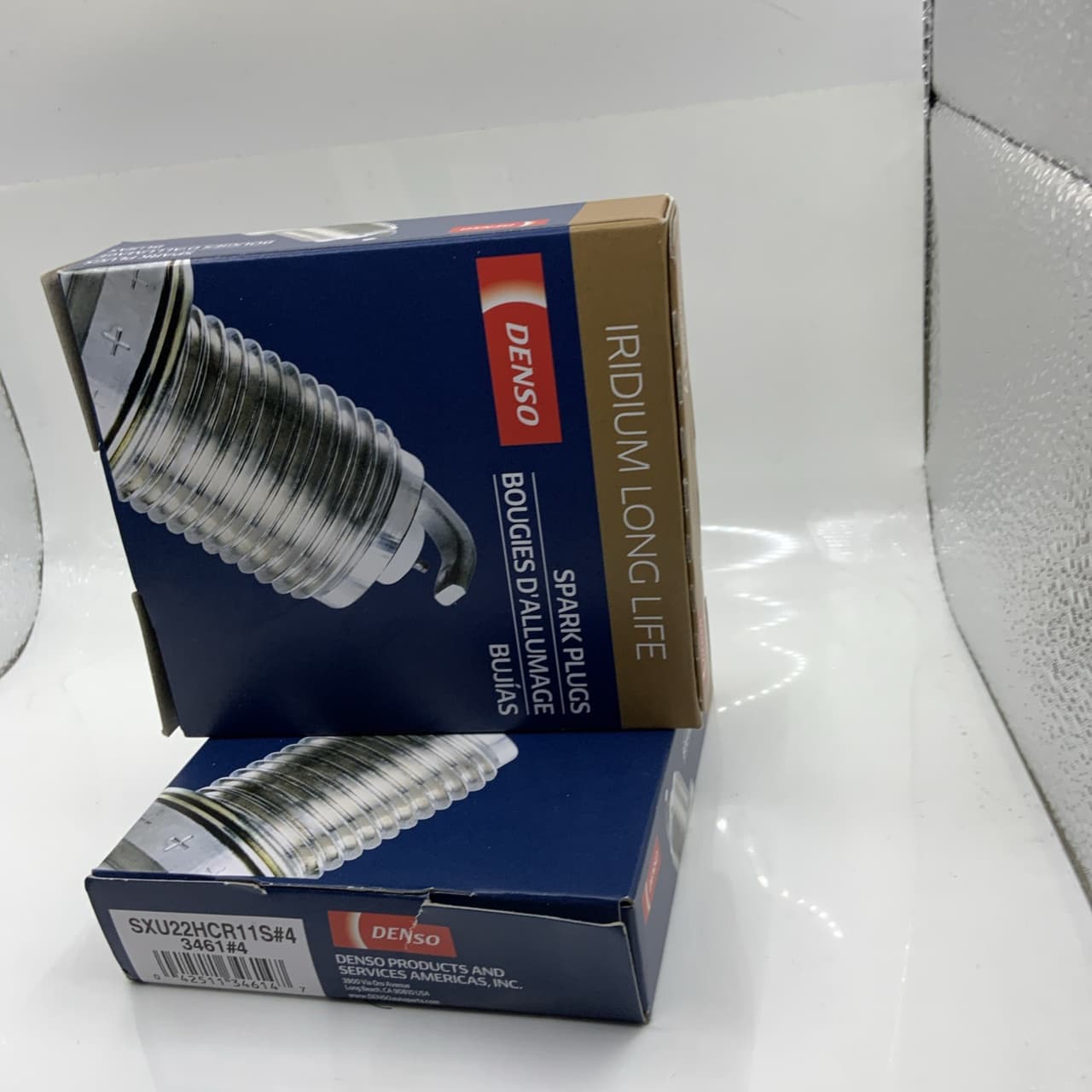 Genuine Set of 8 DENSO Iridium Long Life Spark Plugs SXU22HCR11S / 3461