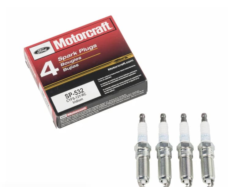 Set of 4 Genuine OEM Motorcraft SP-532 Iridium Spark Plugs