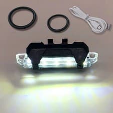2 Set USB Rechargeable LED Bicycle Headlight Bike Front Rear Lamp Cycling Light