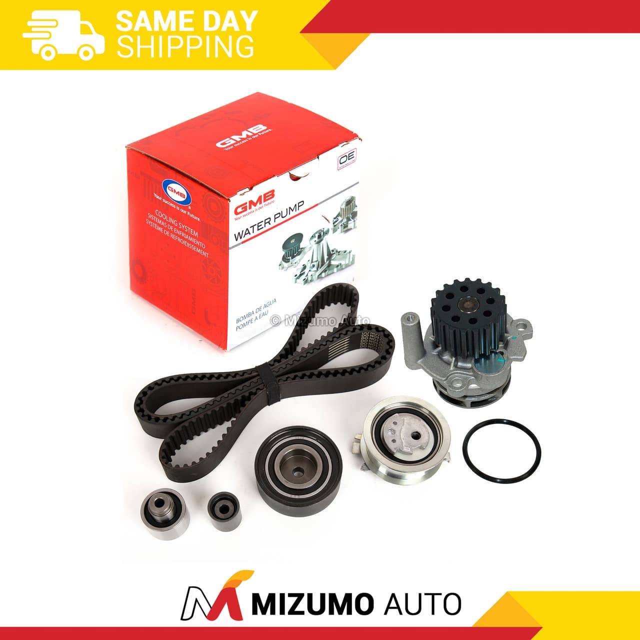 Timing Belt Kit GMB Water Pump Fit 12-14 Volkswagen Passat 2.0L Diesel Turbo