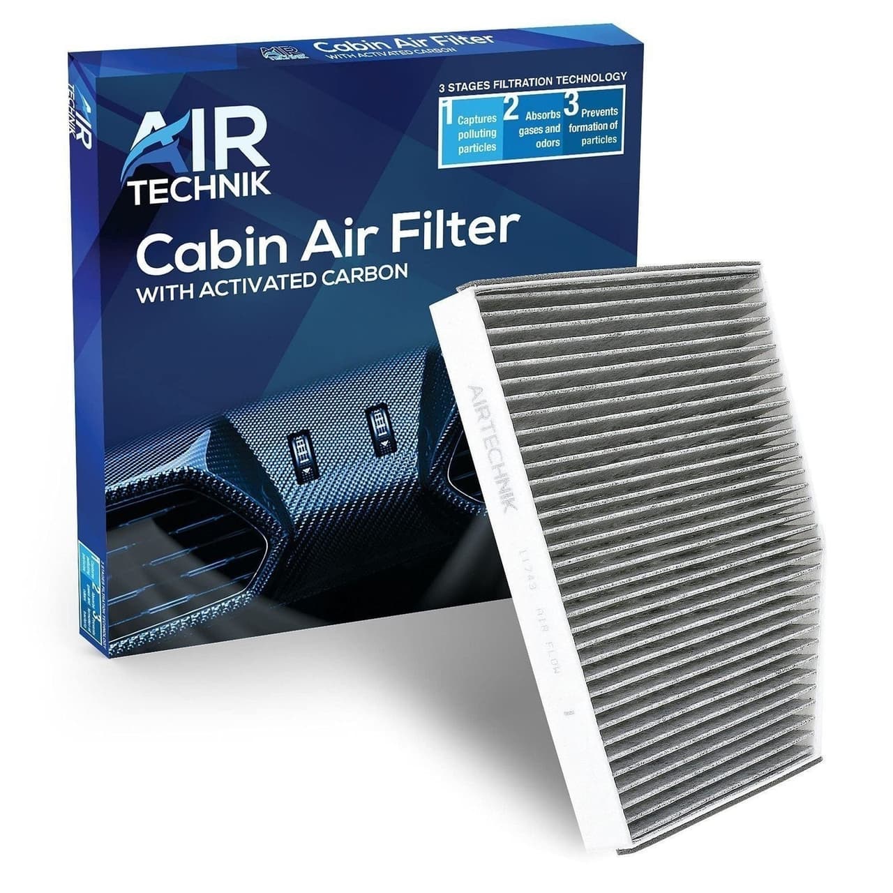 AirTechnik CF11743 Cabin Air Filter w/Activated Carbon | Fits Ford Transit...