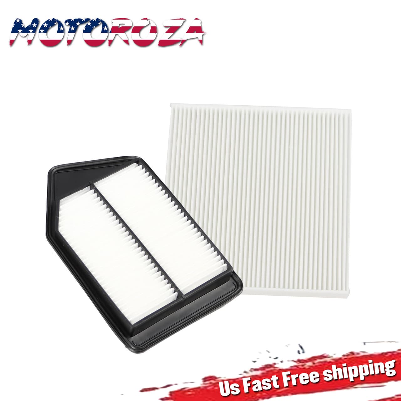 Combo Set For Honda Accord & Acura TLX 4CYL 2.4L Cabin & Engine Air Filter 13-17
