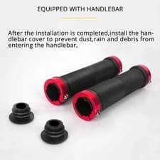 Ergonomic Rubber Bicycle Handlebar MTB Mountain Bike Grips Cycling Lock