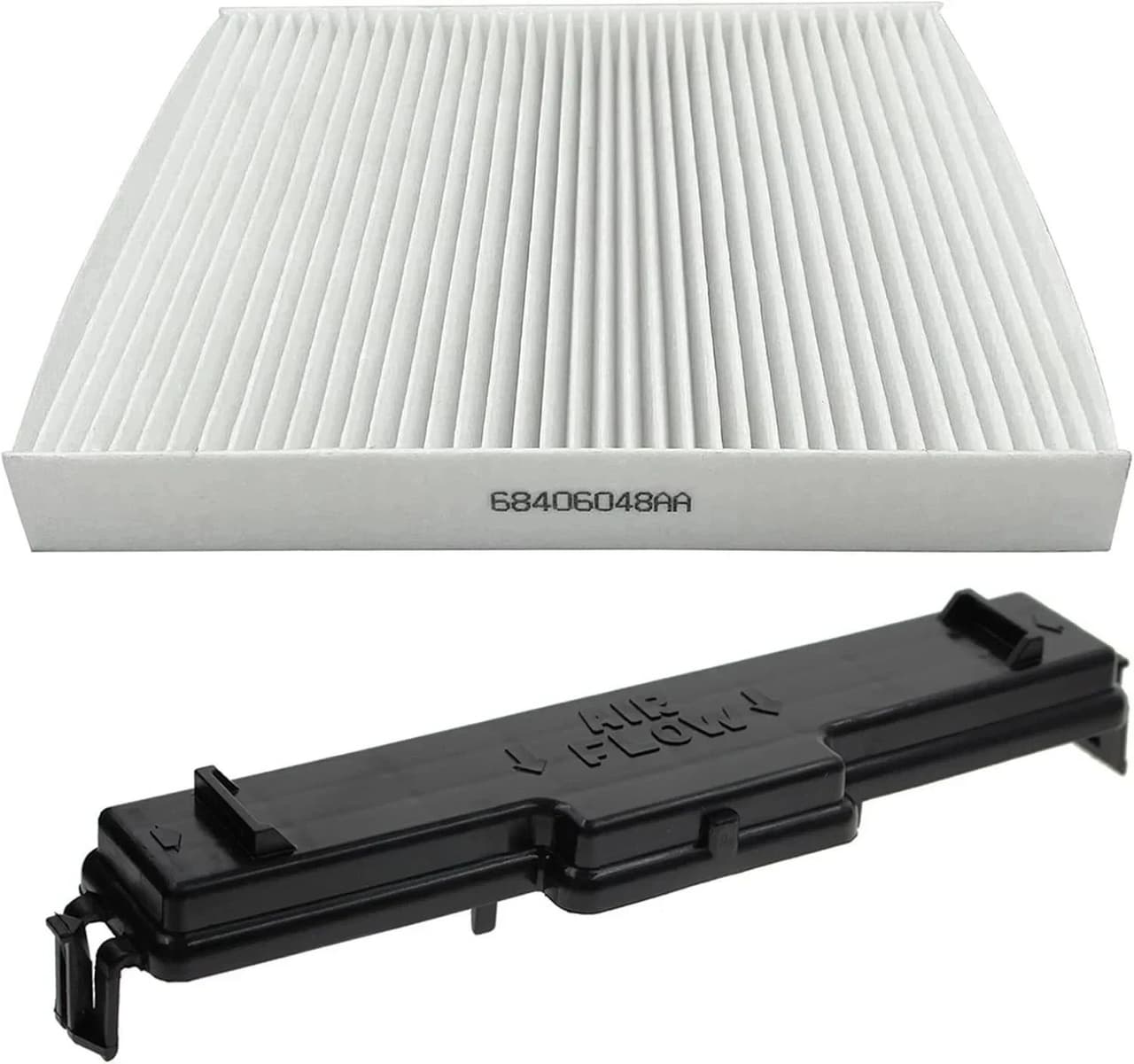 Ram Cabin Air Filter & Filter Access Door Compatible with Dodge Ram 1500 2500...