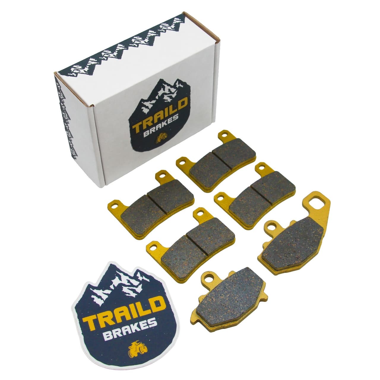 Traild Ceramic Brake Pad Set for Kawasaki Z1000 2010–2016 Front & Rear