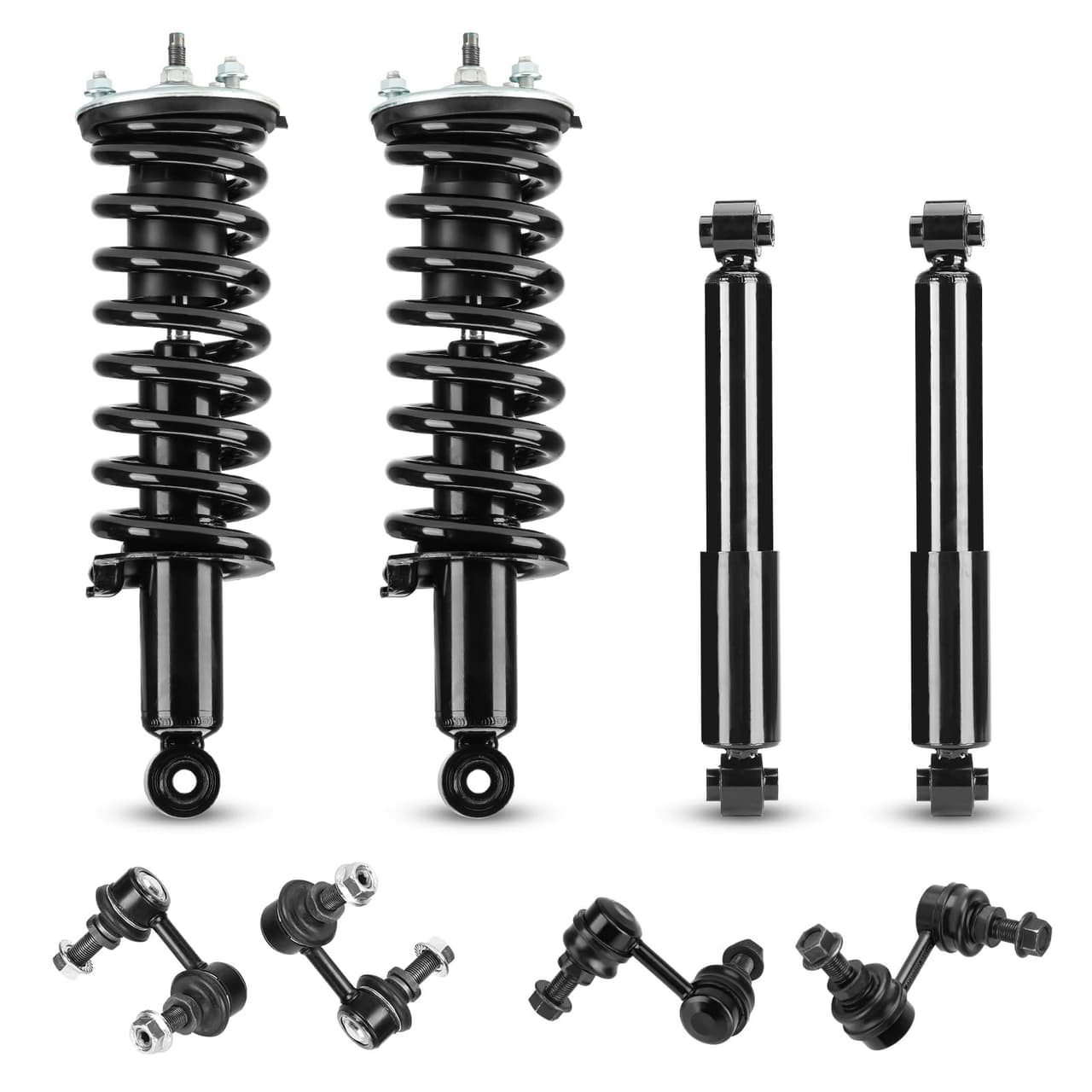 8-Piece Front & Rear Complete Strut Assembly Set for Nissan Pathfinder