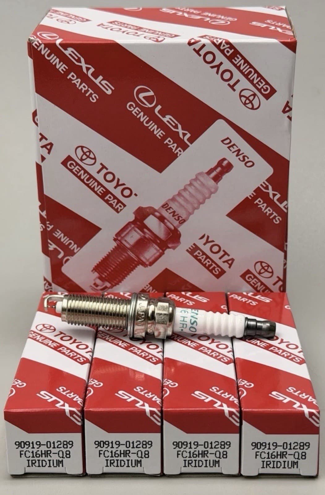 TOYOTA CAMRY, 19-24 RAV4 2.5L Spark Plugs Set Of 4 IRIDIUM FC16HR-Q8 90919 01289