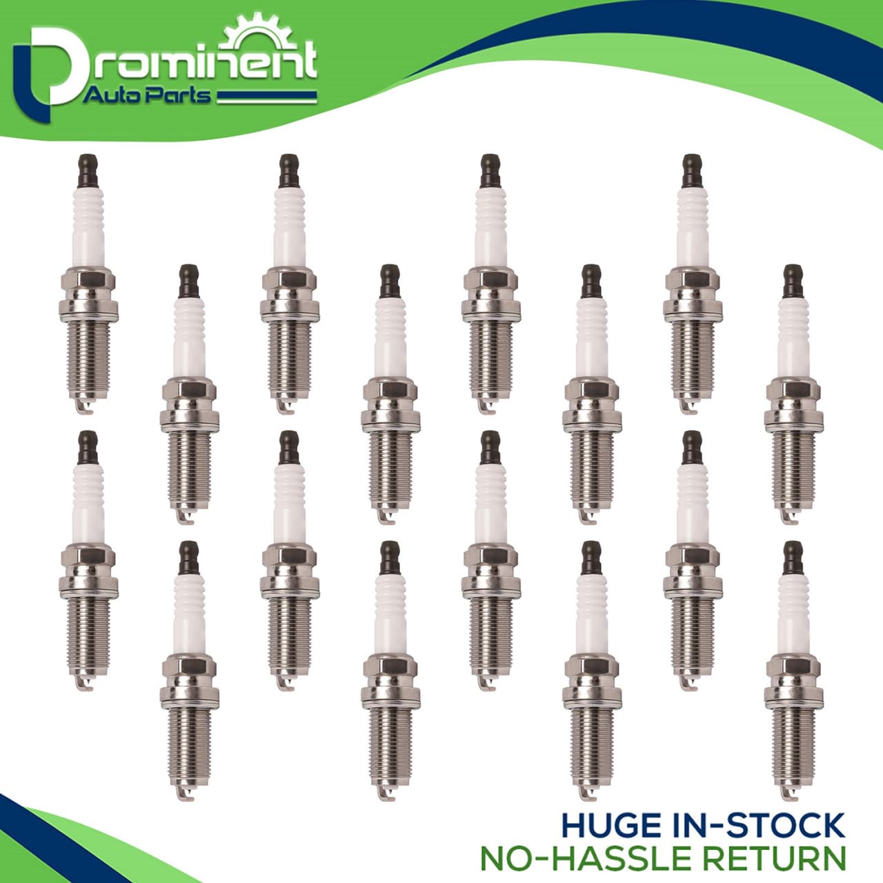 Set of 16 Iridium Spark Plugs for 2002-2024 Dodge Jeep Nissan Ram 5018 LFR5AGP