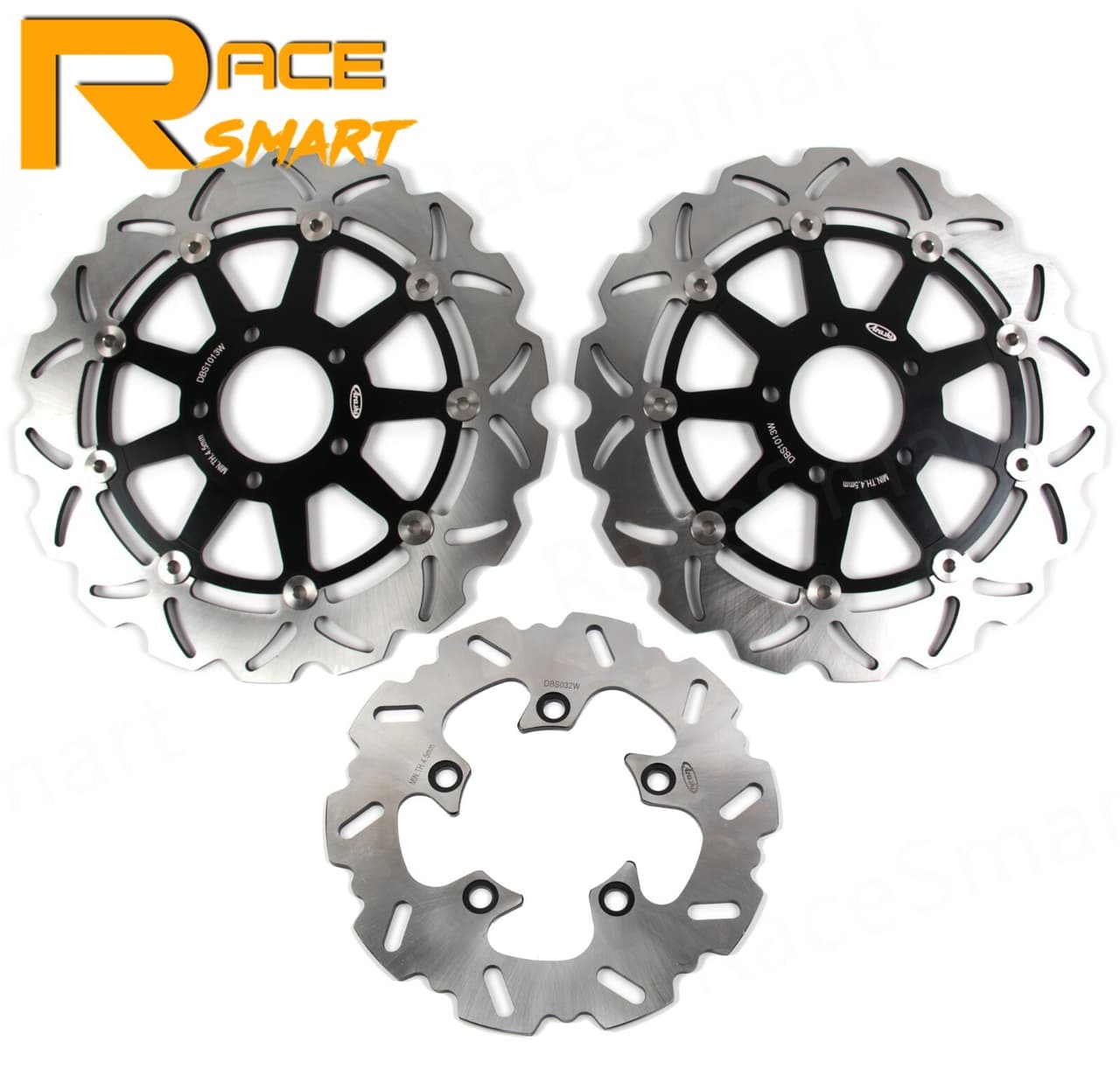 Front Rear Brake Rotors For Suzuki GSXR600 GSXR750 1997-2003 GSXR 1000 2001 2002