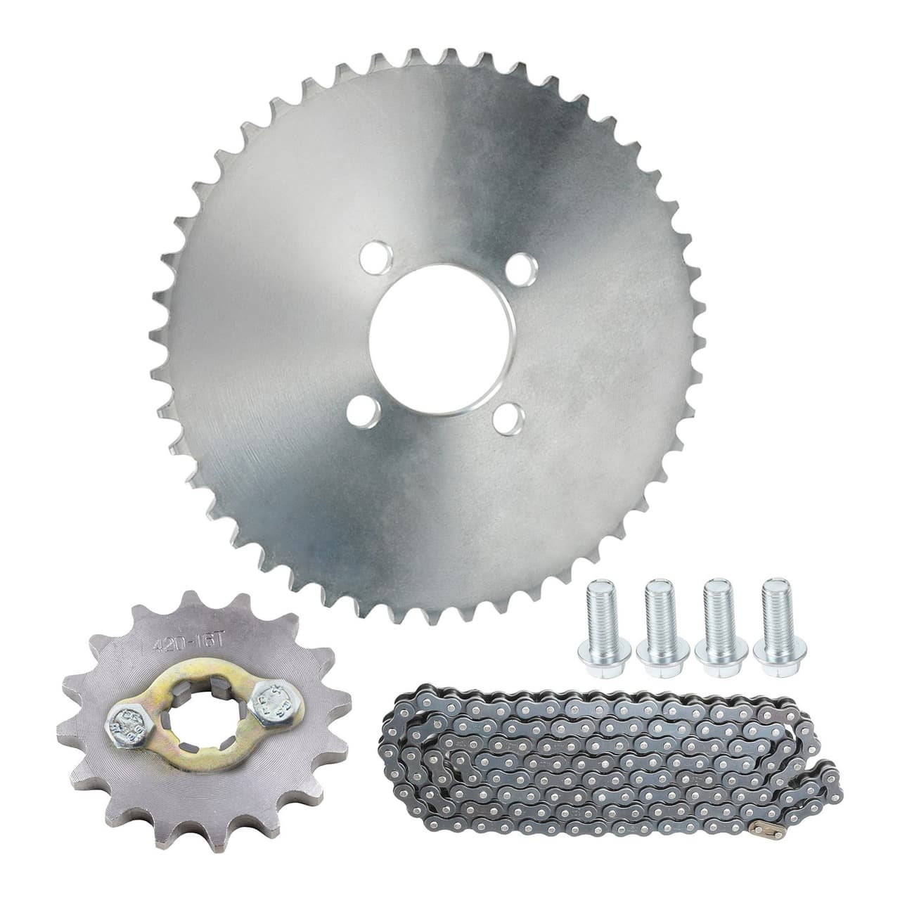 #40 420 Chain 48TRear Front Sprocket Kit for Go Kart ATV Mini Bike Racing Kart