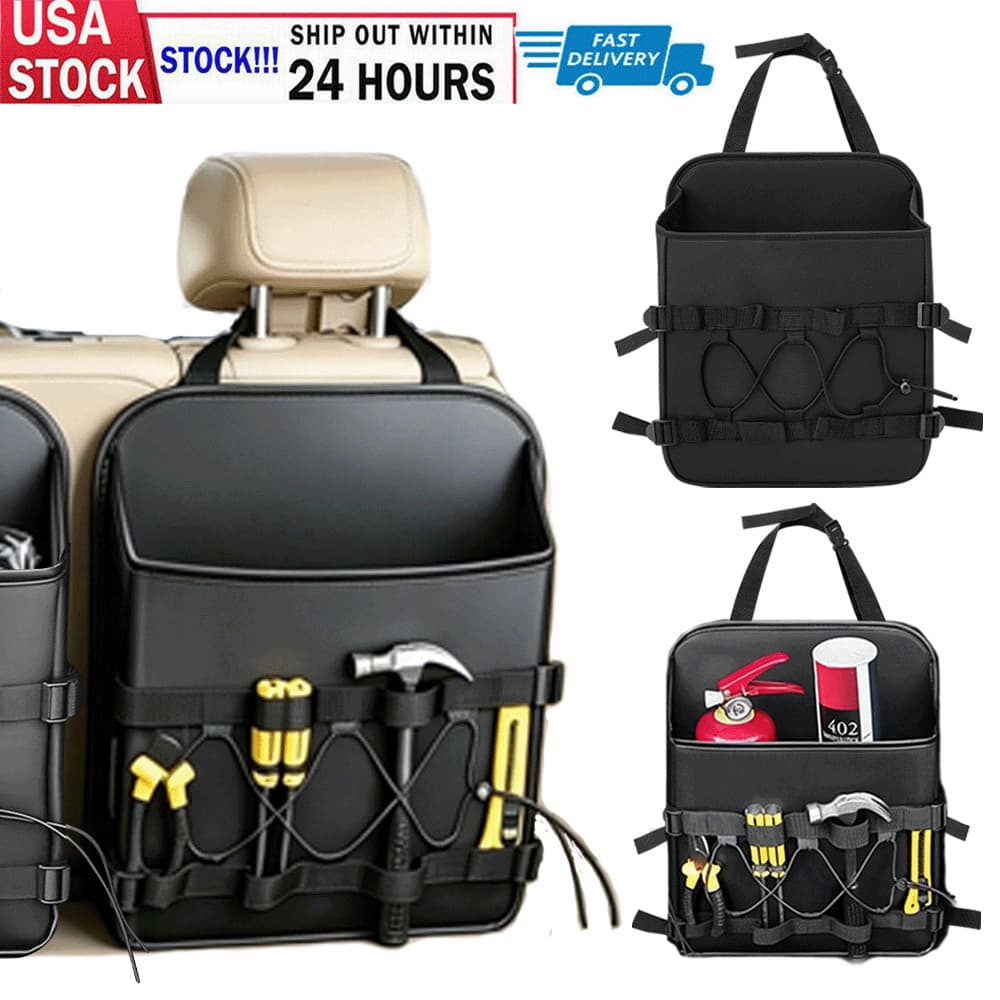 Car Auto Seat Back Multi-Pocket Storage Bag Organizer Holder Travel Hanger