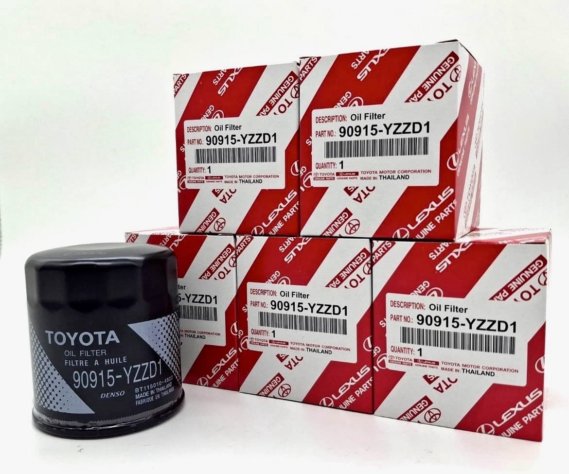 TOYOTA LEXUS OEM FACTORY OIL FILTER 90915-YZZD1 (5 PACK)