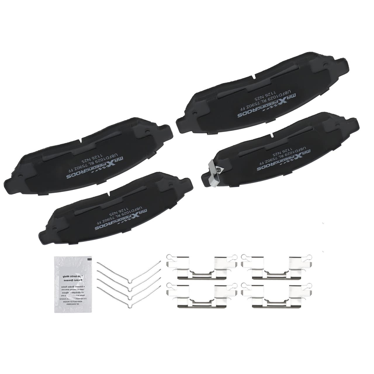 4pcs Front Ceramic Brake Pads Set for Nissan Frontier 2005-2020/Xterra 2005-2015