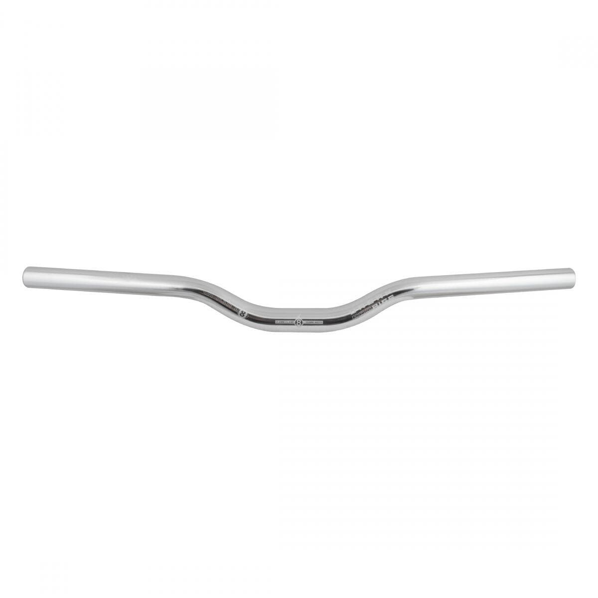 ORIGIN8 BIKE BICYCLE HANDLEBAR MTB ALLOY RISE P/U 25.4x2x560x5d SILVER
