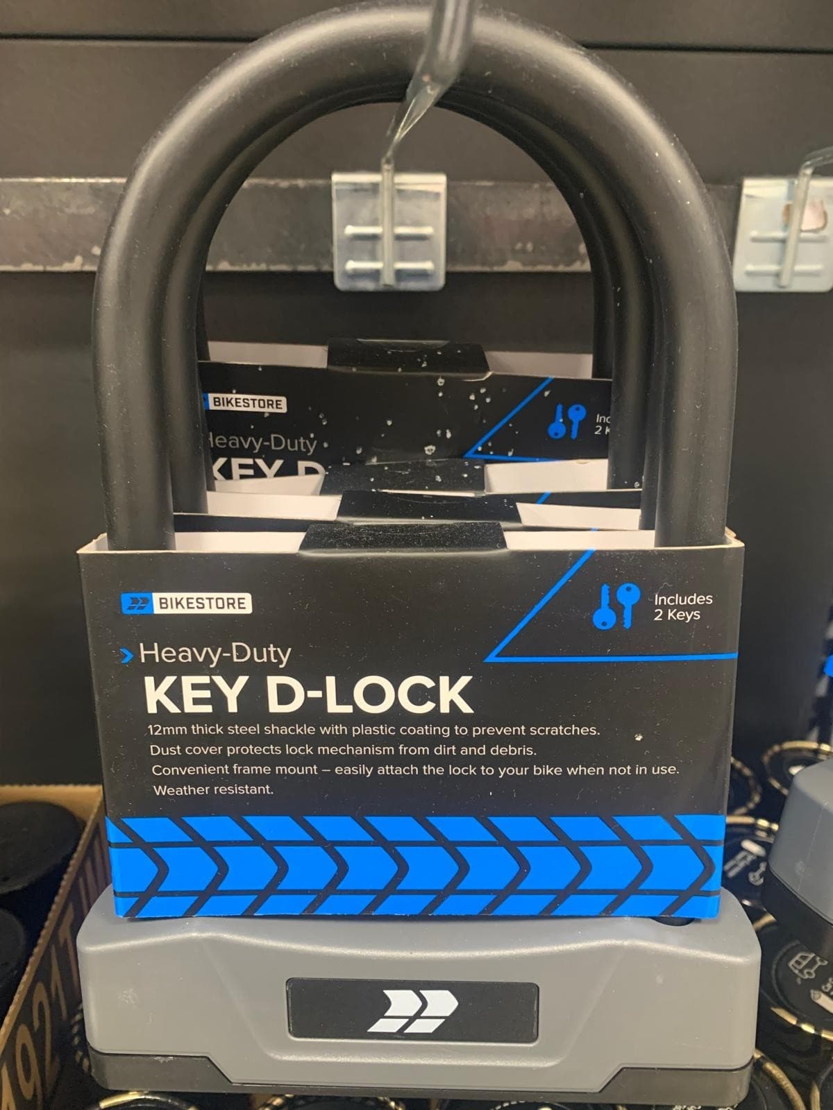 cycle U Lock Heavy Duty Key D-Lock Bike Motorbike Bicycle Lock 12 mm PVC coated