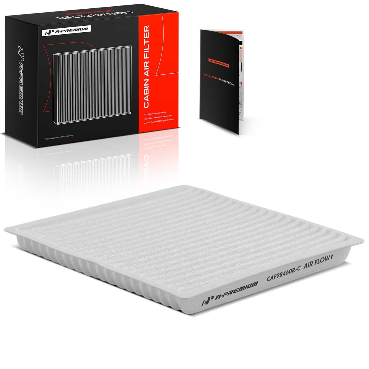 A-Premium Cabin Air Filter for Toyota 4Runner 2003-2009 Prius FJ Cruiser Mazda