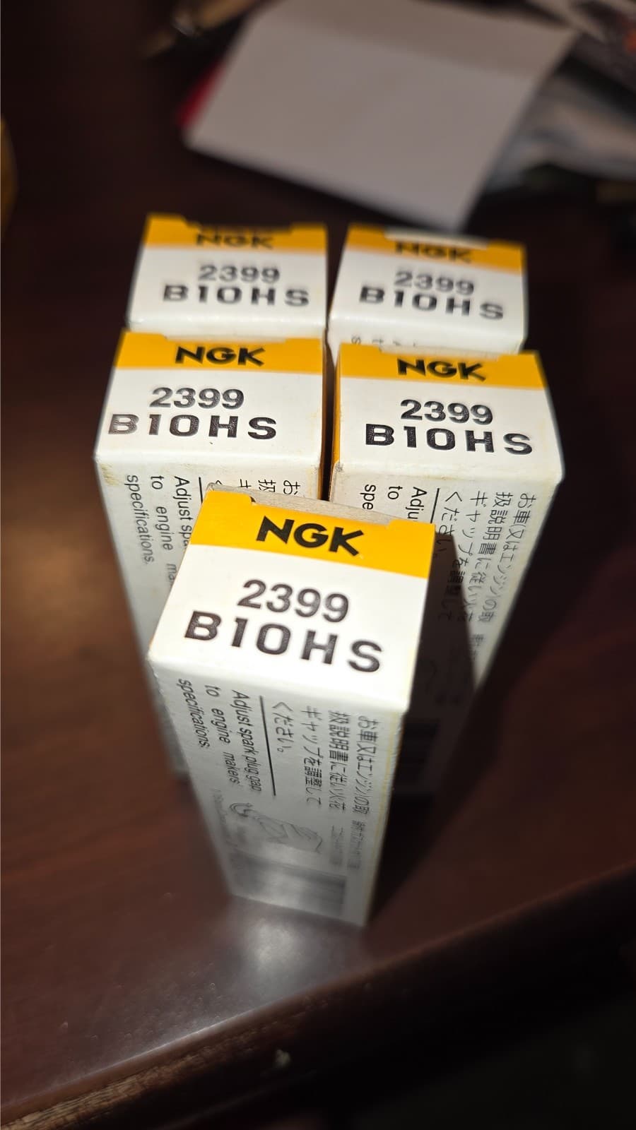 OEM 5pcs NGK 2399 Standard B10HS Motorcycle Spark Plug Tune Up Free Ship