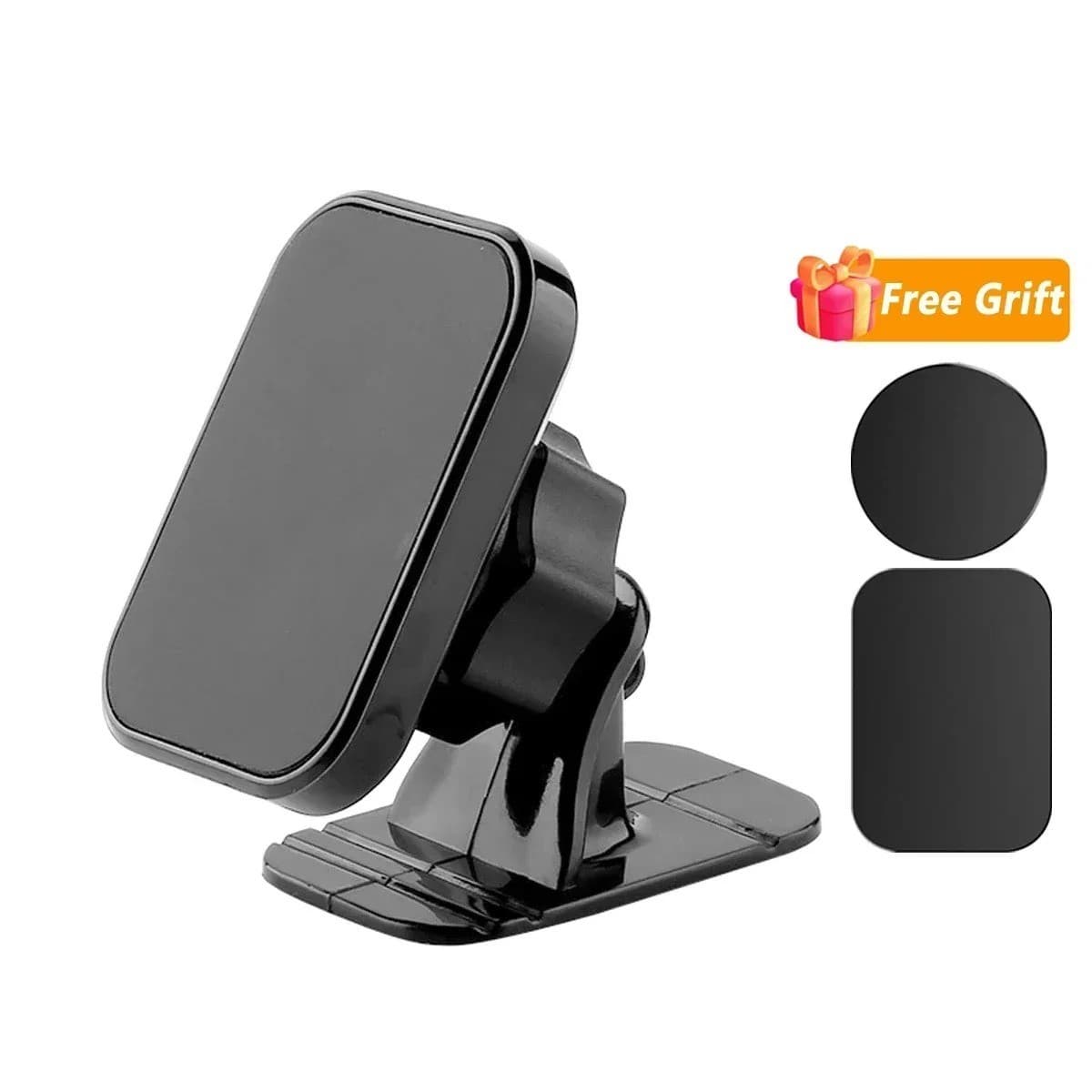 Magnetic Car Phone Holder Dashboard Mount 360° Adjustable Universal Smartphone